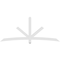 Ekena Millwork Alberta Architectural Grade PVC Gable Bracket, 96"W x 40"H x 2"D x 4"F, 10/12 Pitch GBP096X40X0204ALB00 - alternate 5